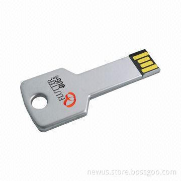 Promotional Key USB Drive with UDP, Support Shock-resistant and Dust-proof